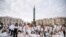 Belarus — A women protest in Minsk, singing Kalyhanka
