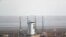 An Iranian rocket prepared to launch a satellite at Imam Khomeini Spaceport in Semnan province, February 9, 2020