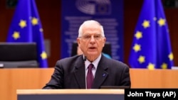 Եվրամիության արտաքին քաղաքականության պատասխանատու Ջոզեպ Բորելը Եվրախորհրդարանում, արխիվ