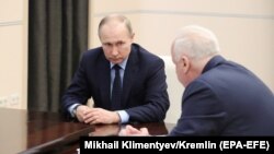 Владимир Путин и Александр Бастрыкин на совещании (архивное фото)