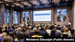 Ministrul Educației, Dan Perciun, la prezentarea studiului privind nivelul de integritate academică în universități, Chișinău, 12 decembrie 2025.