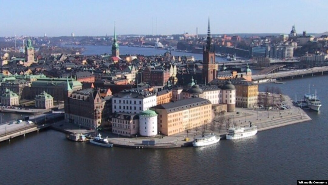 Stokholm. glavni grad Švedske