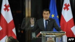 Міхеїл Саакашвілі вистуває зі зверненням, 8 лютого 2013 року