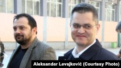 Predsednik Narodne stranke Vuk Jeremić (desno)
