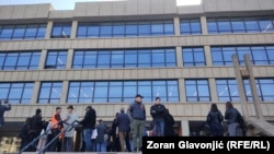 Protest podrške studentima, Beograd, Palata pravde, 8. april 2026.