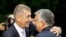 Andrej Babiš és Orbán Viktor a cseh fővárosban 2021. szeptember 29-én