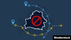 Беларусь стала беспалётнай зонай пасьля інцыдэнту з самалётам Ryanair. Ілюстрацыйная выява