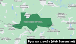 Район нового українського наступу від 12 вересня