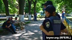 Пікет під представництвом президента України в Криму, Херсон, 10 липня 2017 року