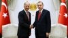 Turkish President Recep Tayyip Erdogan (right) meeting with Joe Biden, then U.S. vice president, in Ankara in August 2016