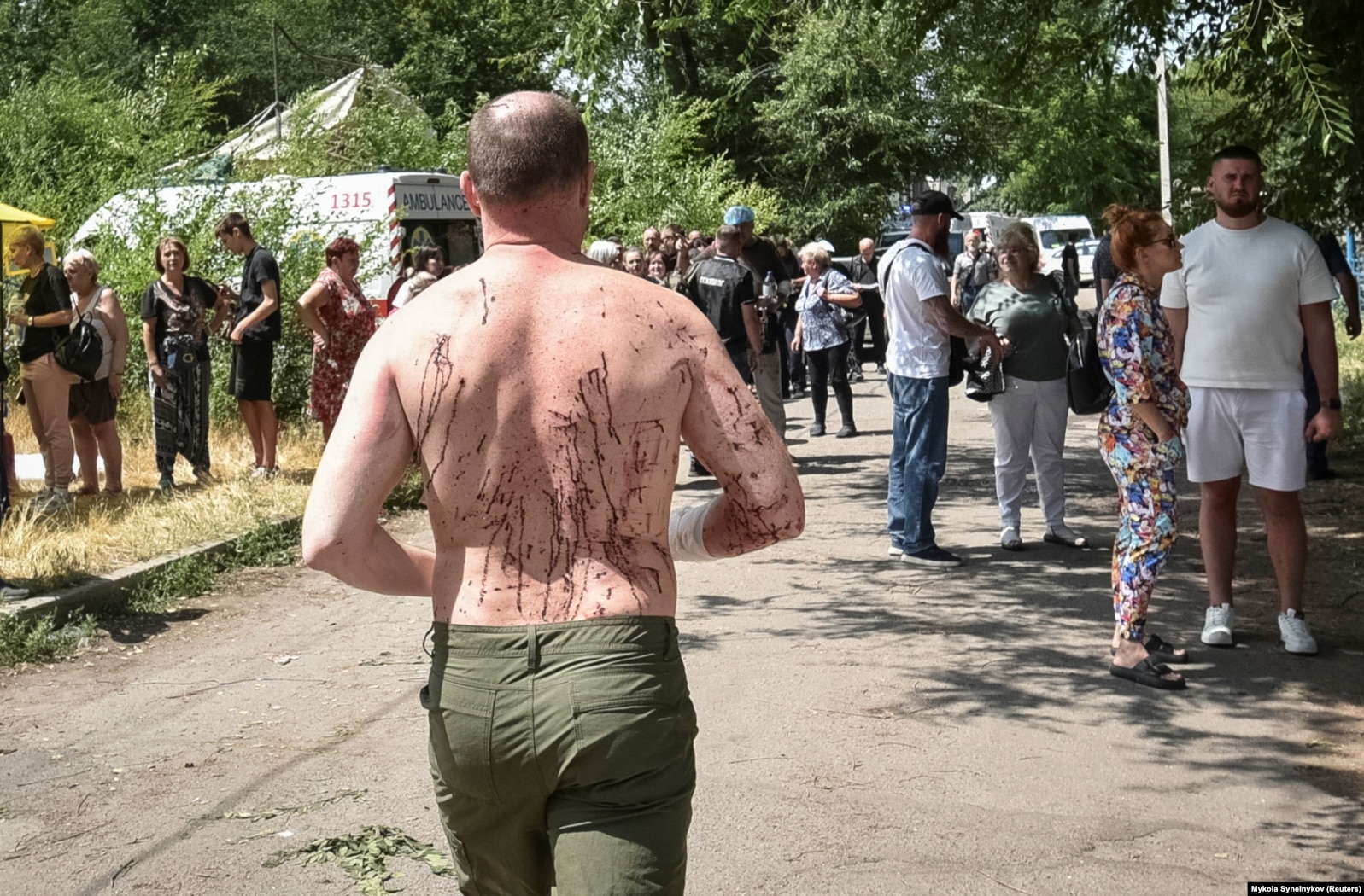 Пострадавший при ударе по Днепру 24 июня