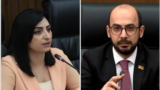 ԱԺ «Պատիվ ունեմ» խմբակցության պատգամավոր Թագուհի Թովմասյան, «Քաղաքացիական պայմանագիր» խմբակցության քարտուղար Արթուր Հովհաննիսյան, կոլաժ