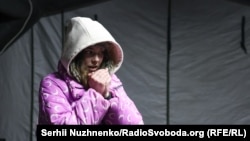 Emergency officials have set up tents around Kyiv where Ukrainians can warm up and charge cell phones and computers. 