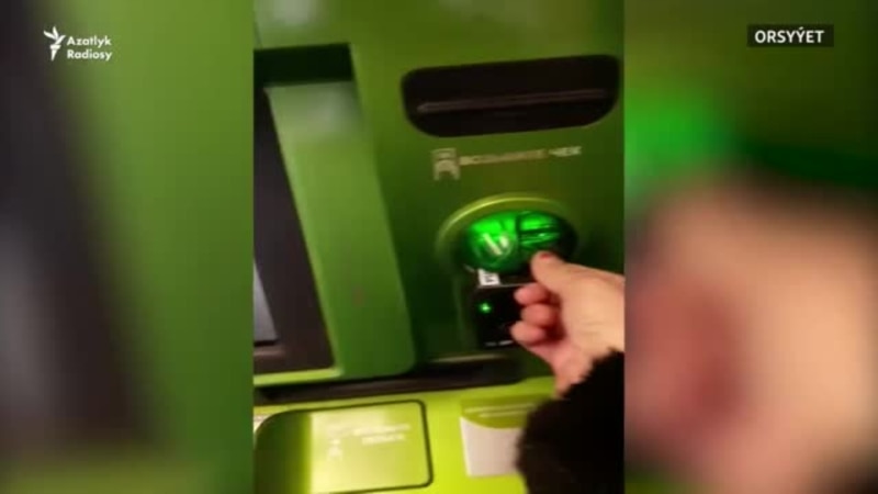 Orsýetde türkmen bankynyň karty bilen bankomatdan pul çekip bolanok