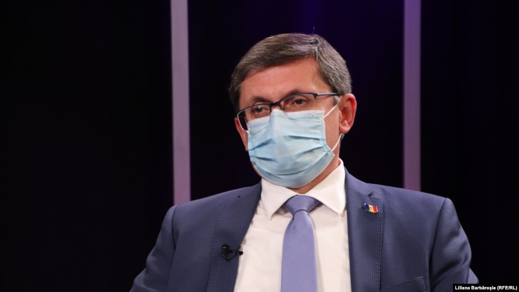 Președintele Parlamentului, Igor Grosu, în studioul Europei Libere