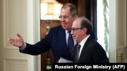 RUSSIA -- Russian Foreign Minister Sergei Lavrov meets with his Armenian counterpart Ara Aivazian in Moscow, December 7, 2020