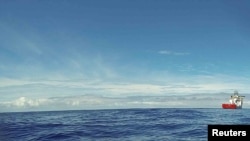 Halas ediş gämileri ýiten gämini gözleýär.
