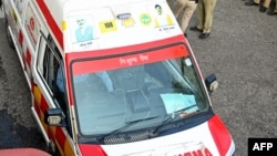 Ilustracija, vozilo Hitne pomoći u Indiji 