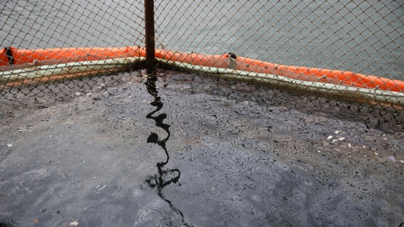 В Тамани вновь произошел разлив нефти