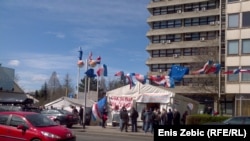 Šator veterana u Savskoj