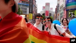 Pamje nga Parada e Krenarisë e mbajtur në Tokio më 2017.