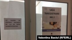 Centrul de vaccinare de la Stefanesti, Botosani, 15 aprilie, 2021