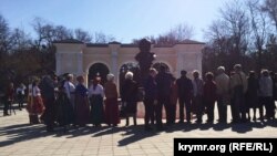 Сімферополь, пам'ятник Тарасу Шевченку, 9 березня 2017 року