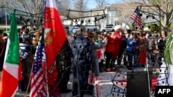 تجمع شماری از شهروندان ایرانی‌تبار در واشینگتن