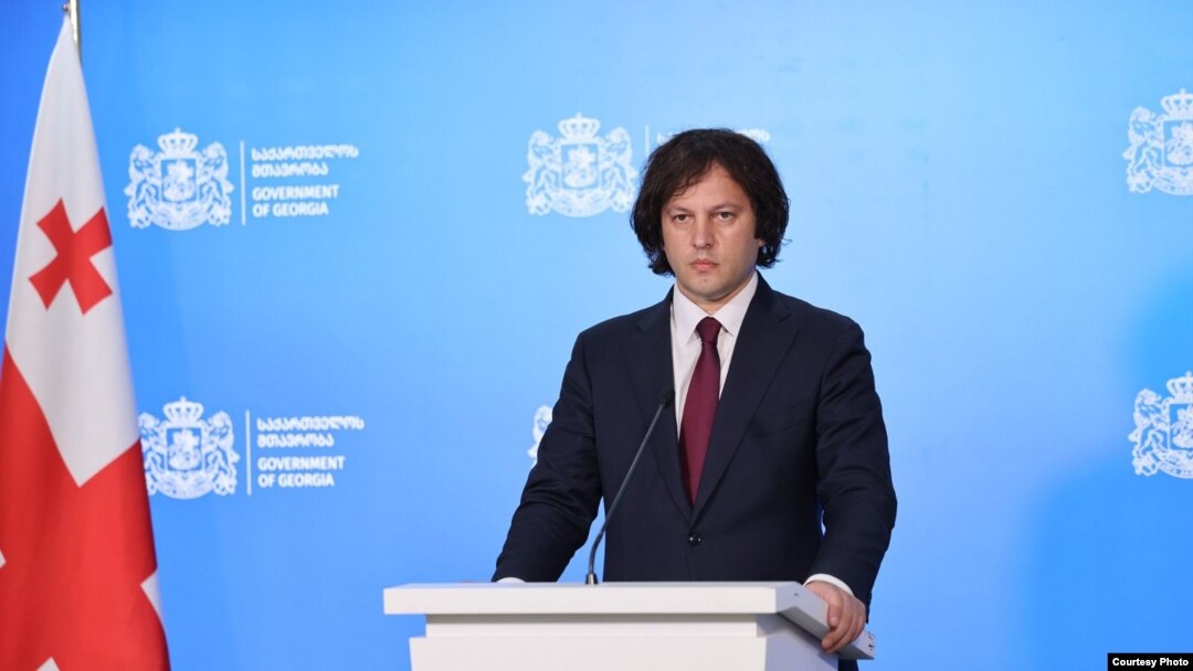 Gruzijski premijer Irakli Kobahidze je u poslednjih nekoliko meseci predvodio inicijativu za donošenje zakona o "stranim agentima" i zakona protiv LGBT populacije, 16. septembar 2024.