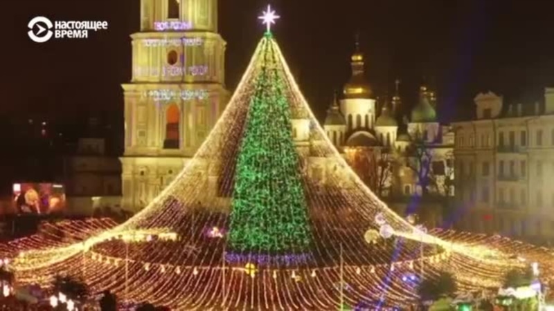 Сколько столицы постсоветского пространства потратили на украшения к Новому году (видео)