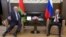 RUSSIA -- Belarusian President Alyaksandr Lukashenka meets with Russian President Vladimir Putin in the Black Sea resort of Sochi, September 14, 2020 