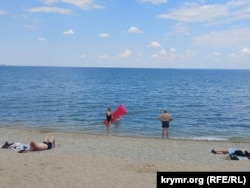 Порожні пляжі Феодосії, Крим, початок липня 2026 року