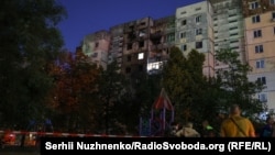 Наслідки російської атаки дроном у Голосіївському районі Києва, 3 вересня 2026 року