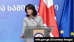 „ქართული ოცნების“ მთავრობის საგარეო საქმეთა მინისტრი მაკა ბოჭორიშვილი