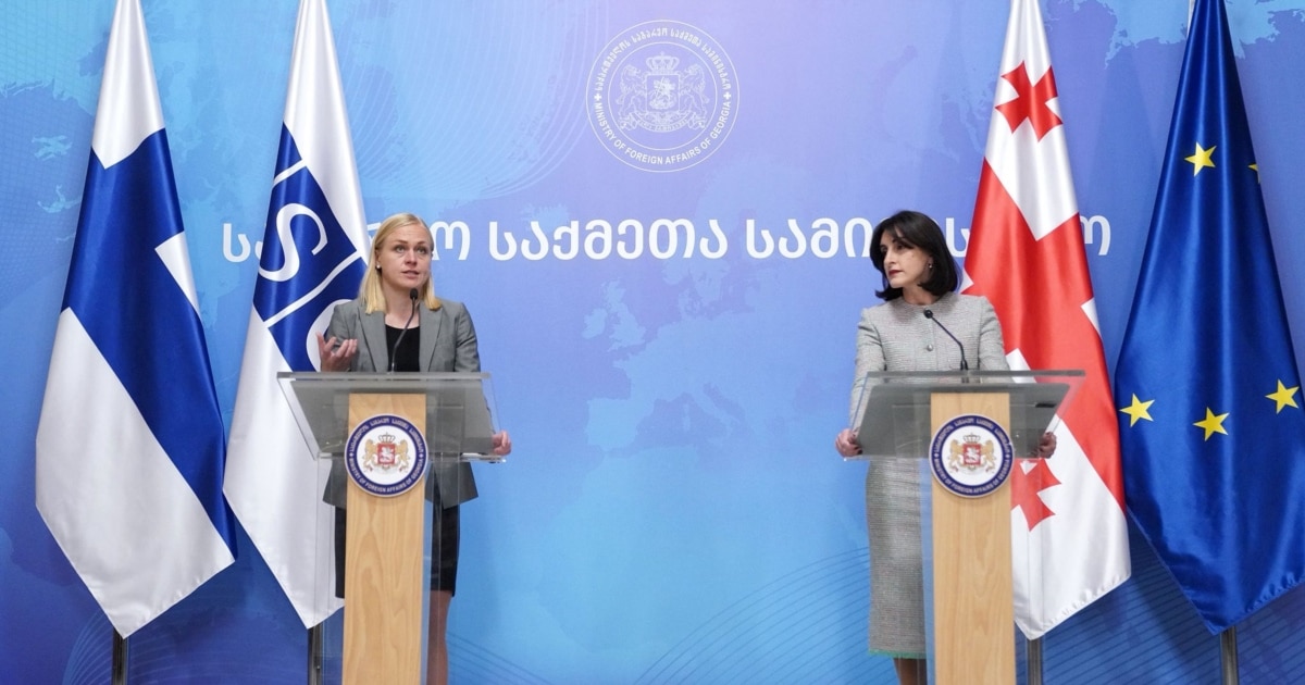 ფინეთის საგარეო საქმეთა მინისტრი საქართველოშია: სამოქალაქო საზოგადოება არ წარმოადგენს საფრთხეს სტაბილურობისთვის, არამედ - პირიქით