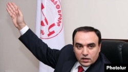 Секретарь Совета национальной безопасности Армении, лидер партии «Оринац еркир» Артур Багдасарян
