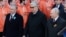 Russian President Vladimir Putin (right), Kazakh President Qasym-Zhomart Tokaev (center) and Uzbek President Shavkat Mirziyoev attend a military parade in Moscow. (file photo)