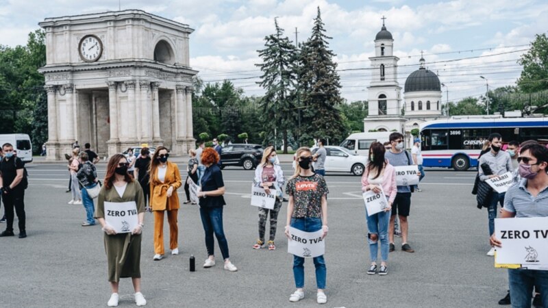 Un nou protest al reprezentanților sectorului HoReCa la Chișinău