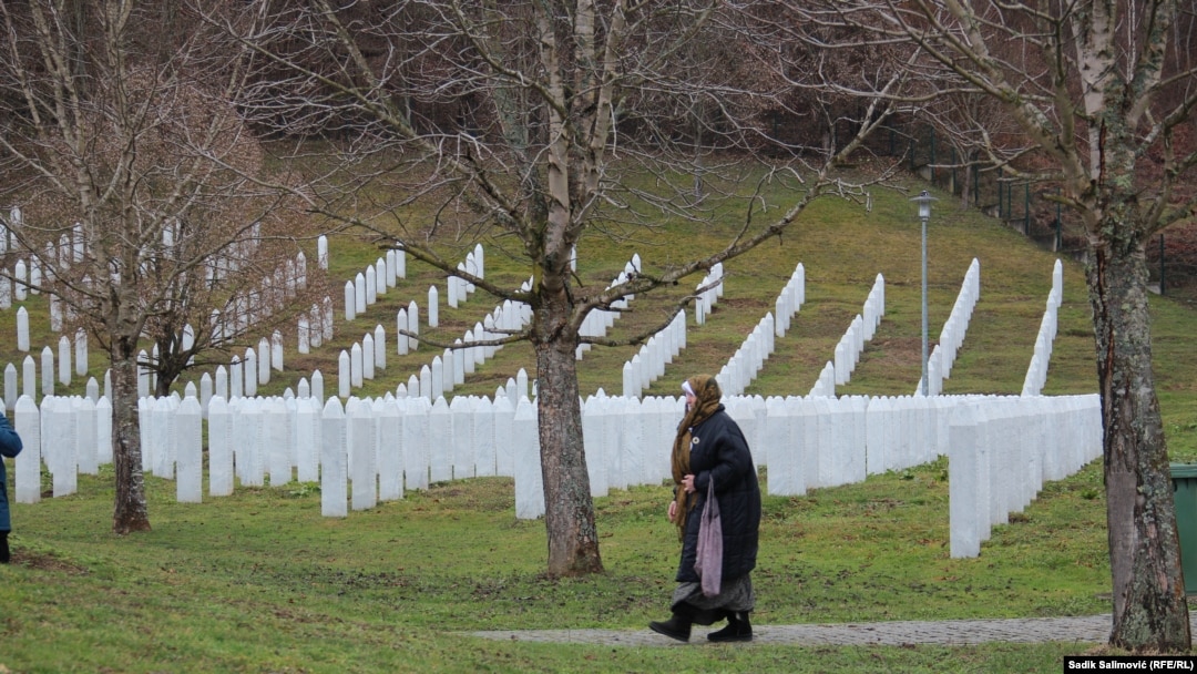 The Memorial Center in Bosnia-Herzegovina, which is dedicated to the victims of the genocide in Srebrenica. (File photo)