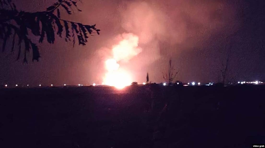 В Азербайджане на складе боеприпасов произошел взрыв