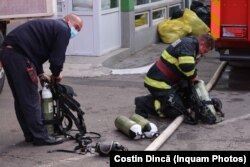 Pompieri din mai multe județe au intervenit la incendiul de la Spitalul din Constanța.