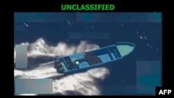 Fotografi e shkëputur nga videoja e publikuar nga sekretari amerikan i Mbrojtjes, Pete Hegseth. 