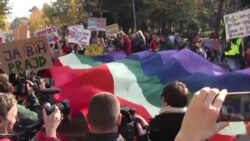 LGBT Activists March in Montenegrin Pride Parade