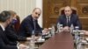 Цветан Цветанов и представители на партията му "Републиканци за България" по време на консултации при президента. 10 януари 2021 г.