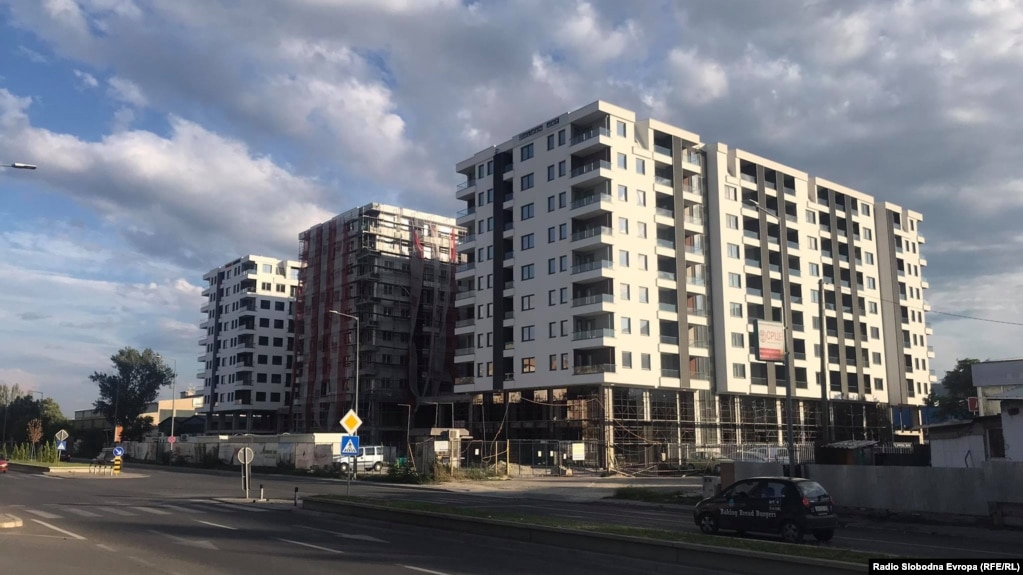 Изградба на нови згради во скопската општина Аеродром