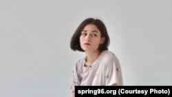 Палітзьняволеная студэнтка Марыя Каленік