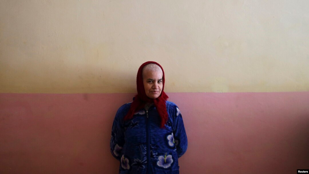 Пациентка психоневрологической больницы в Славяносербске, 30 километров от Луганска, территория, подконтрольная "ЛНР"