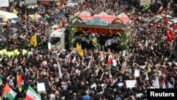 Ceremonia e varrimit të liderit të vrarë të Hamasit, Ismail Haniyeh në Teheran, Iran, 1 gusht 2024.