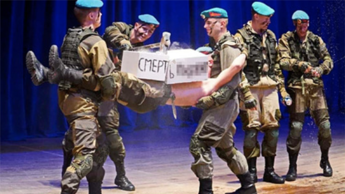 A Performance By Russian Cadets Shocks An Audience And Adds To Fears