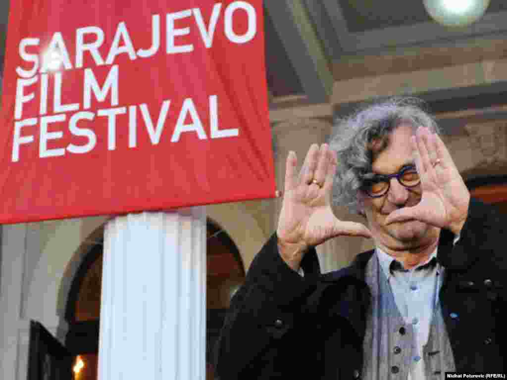 Wim Wenders, Sarajevo, 24.07.2011. Foto: RSE / Midhat Poturović 